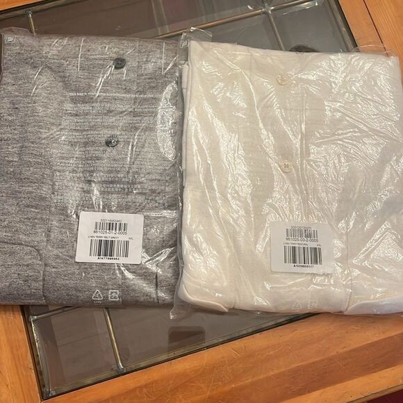 NWT Banana Republic Men's Linen Terry Button Down Shirt - Picture 7 of 9